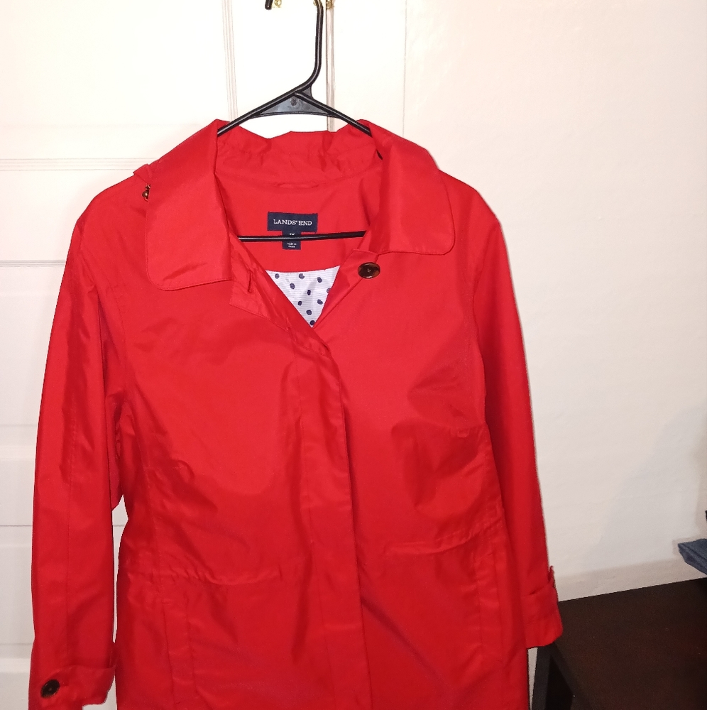 Women's Plus Size Waterproof Insulated Rain Jacket with Hood